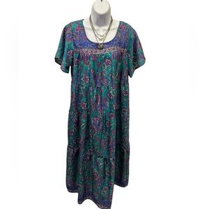 Dress by Sacred Threads. 222283/4. BL/GR